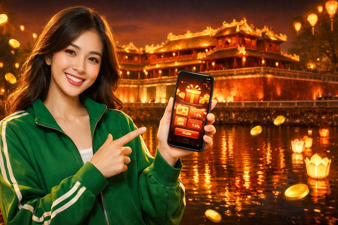 Quang cảnh chợ đêm Huế về khuya, nơi người dùng thường kiểm tra và nạp tiền kích hoạt voucher trên điện thoại